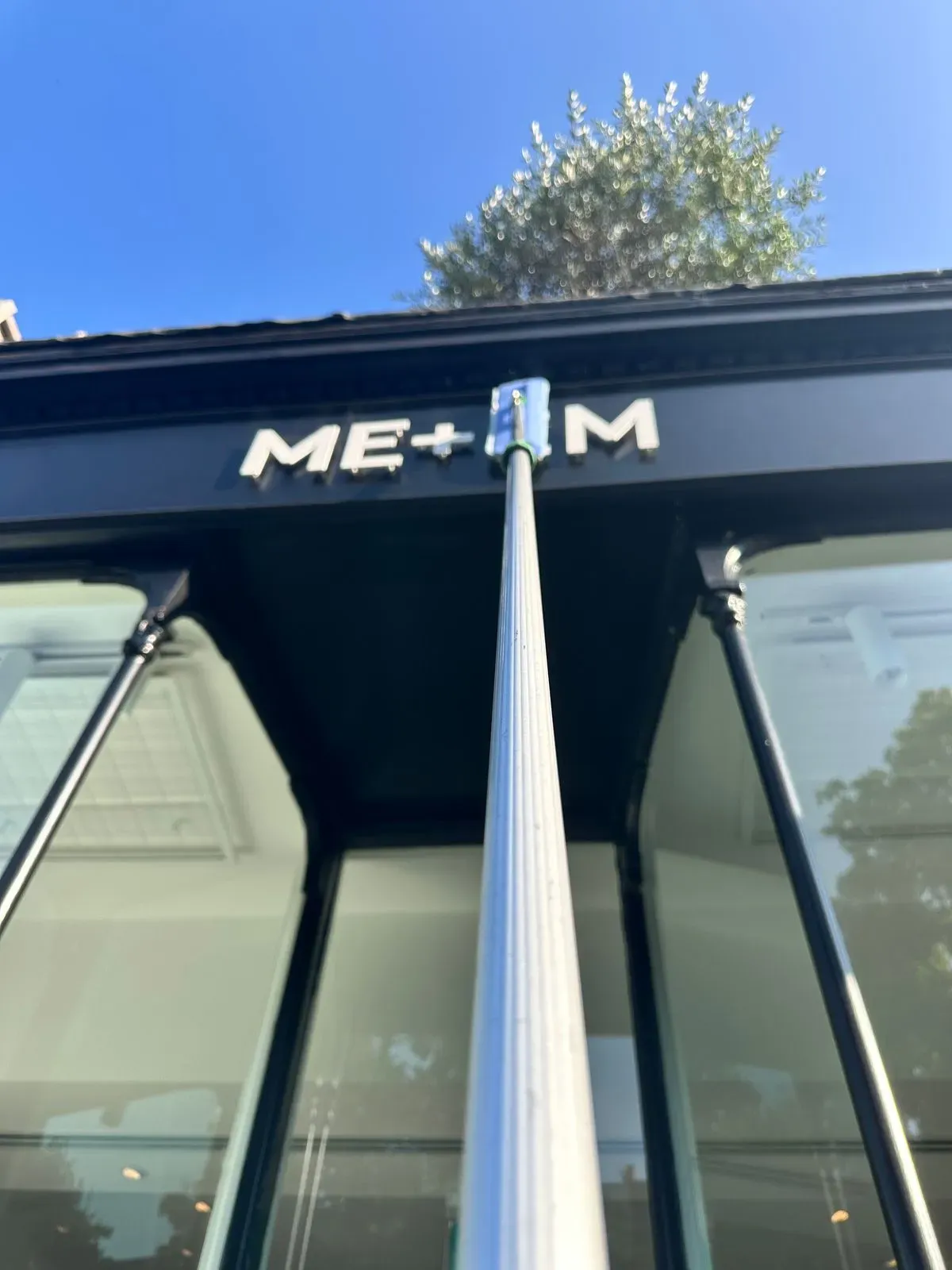 Eco-friendly cleaning products used for Mayfair windows