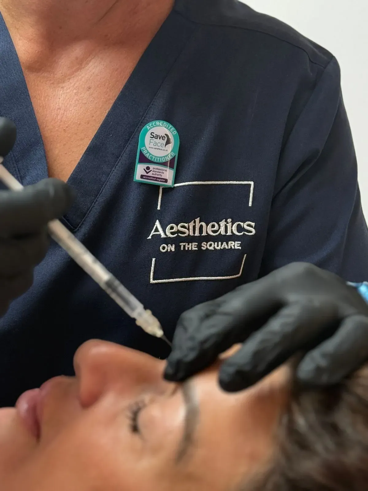 Botulinum toxin injections image background image