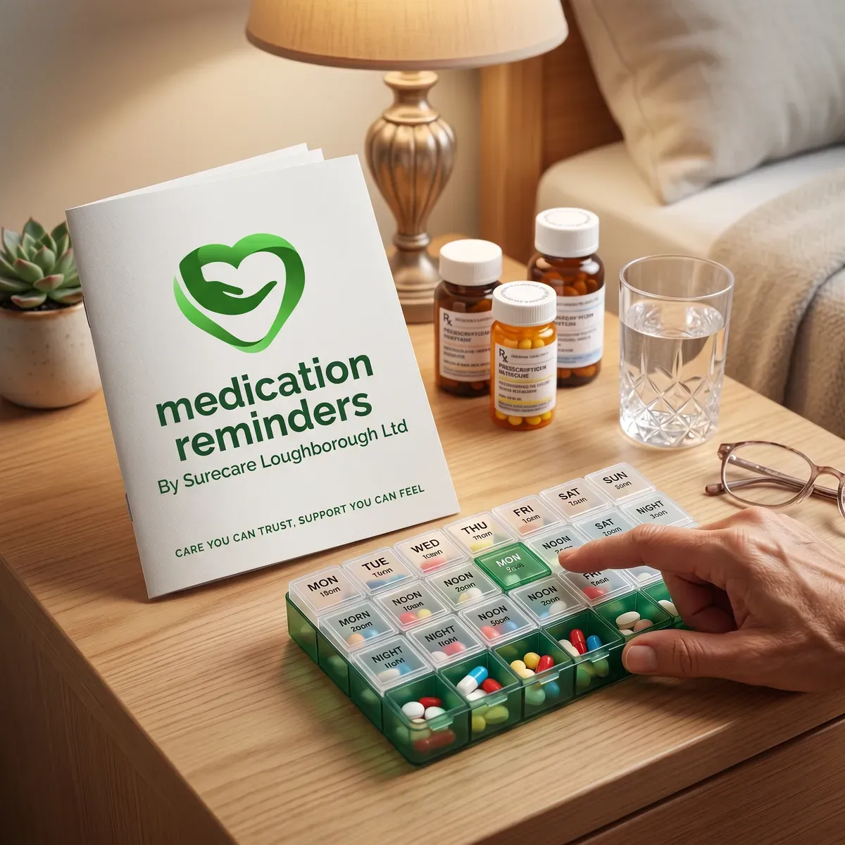 Medication management image background image