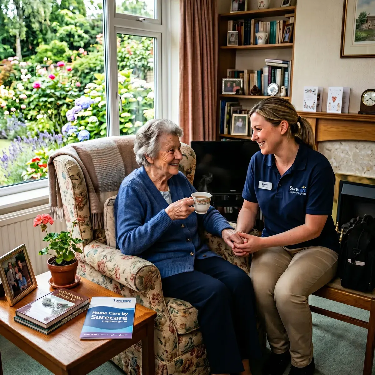 Personal care assistance image background image