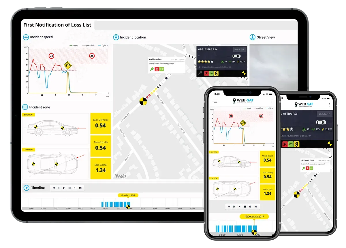 Fleet management software image background image
