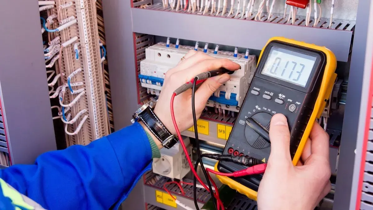 Local Wembley electrician performing a lighting installation