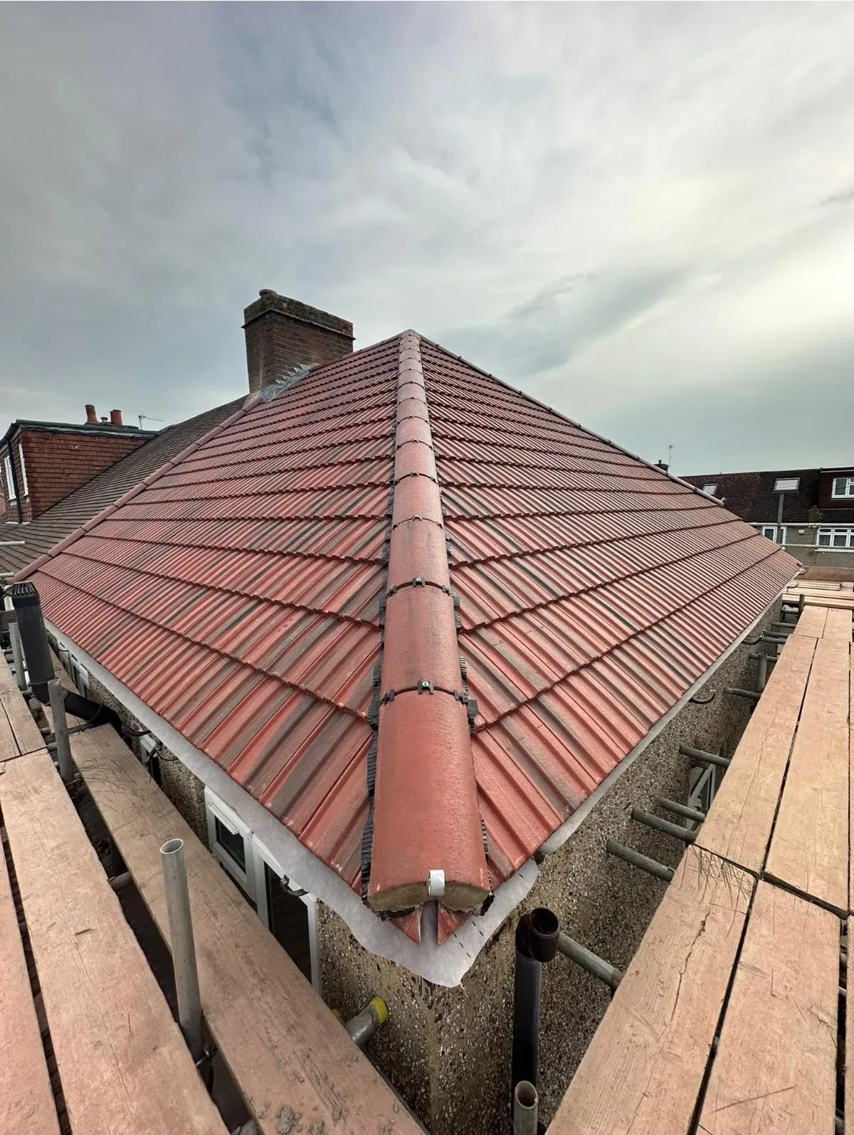 Roof installation image background image