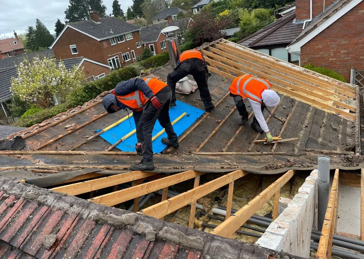 Roof repair image background image
