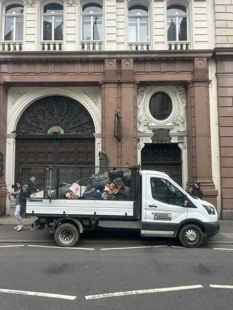 Regular waste collection image background image