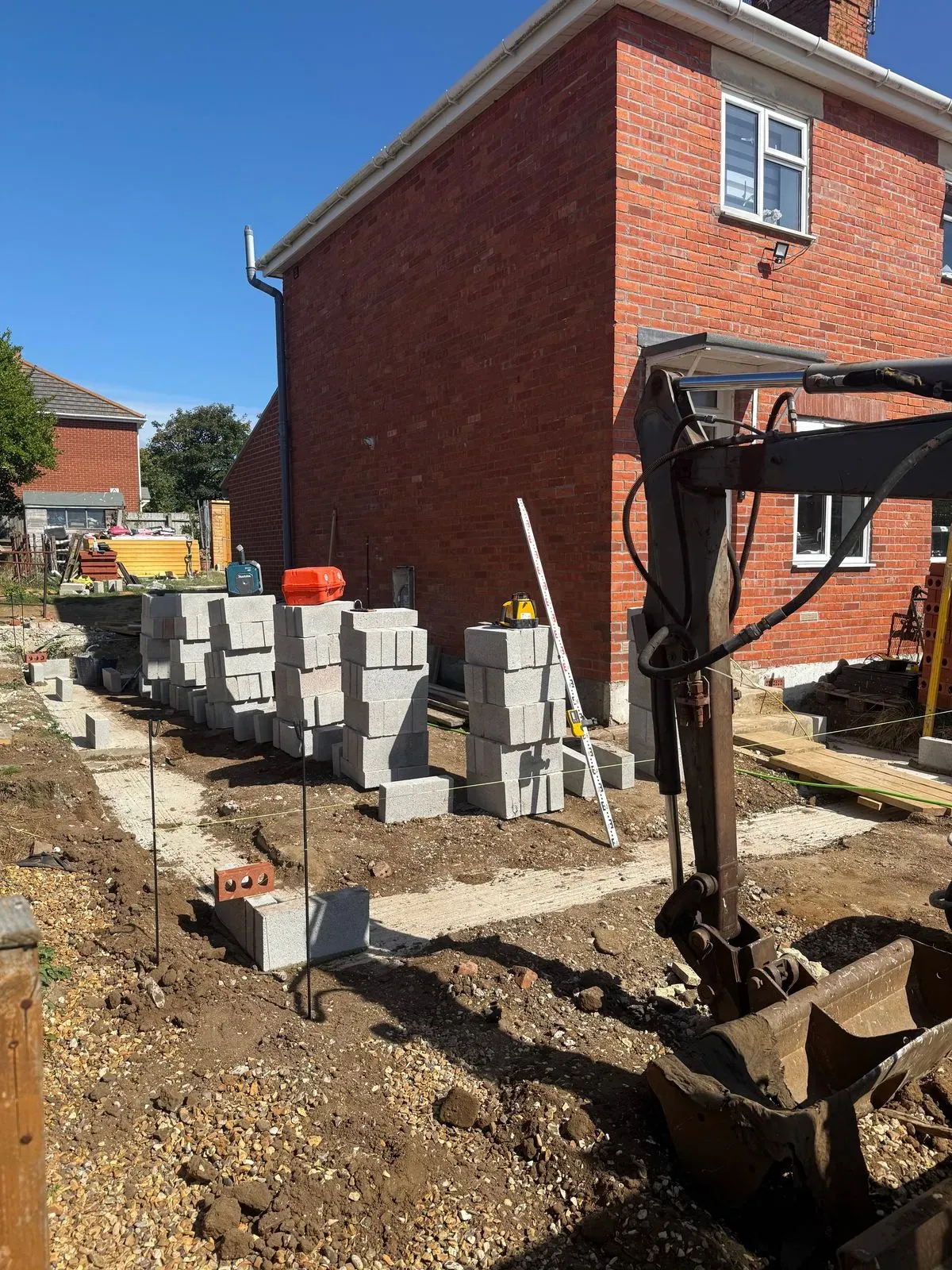 Foundation work image background image
