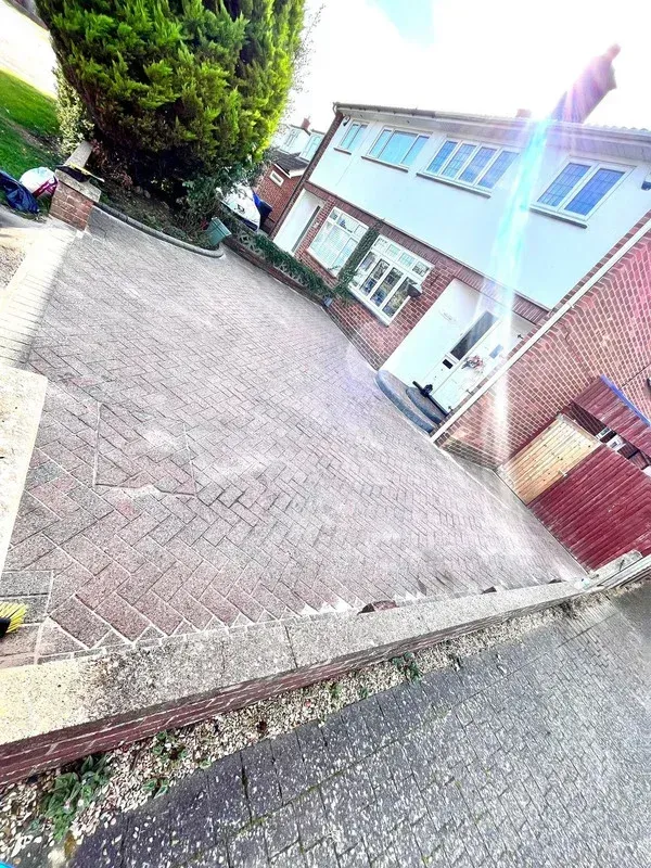 Driveway and Patio Pressure Washing image