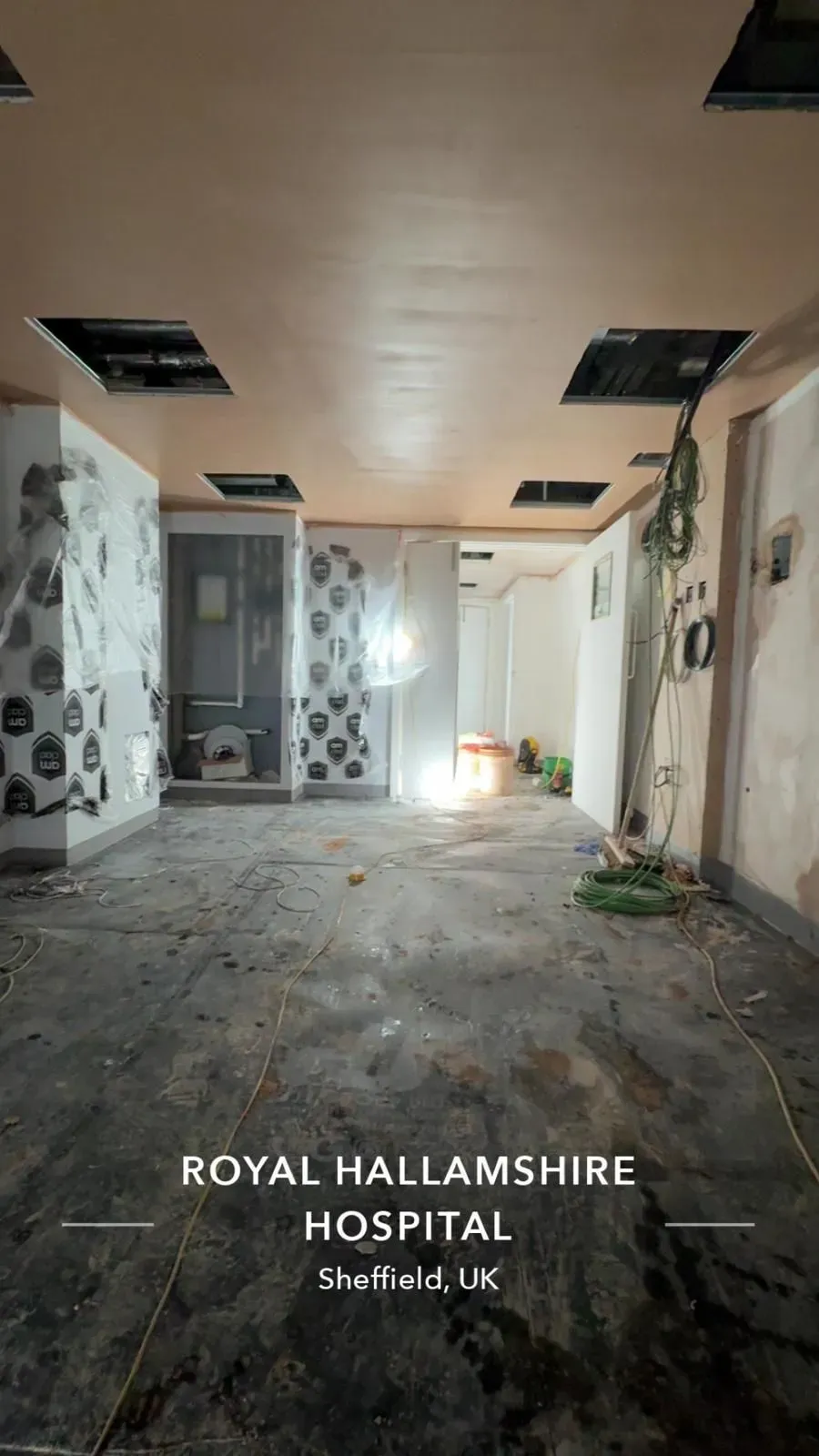 Ceiling repair image background image