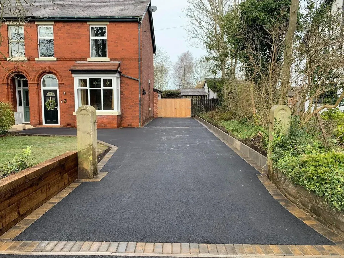 Driveway paving image background image