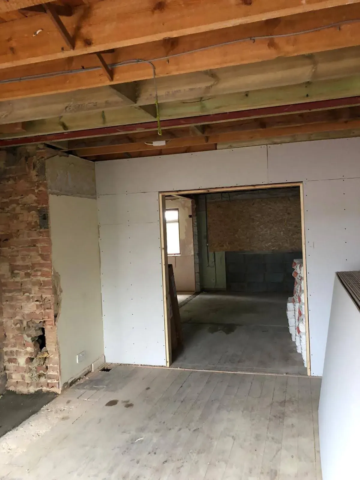 Family enjoying their new garage conversion space in Midanbury