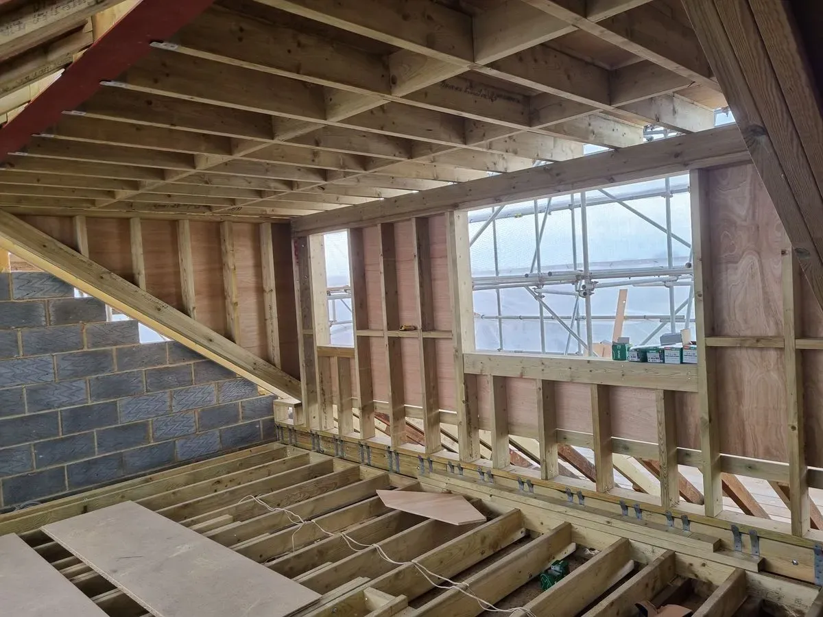 Home extension builder in Harefield job in progress