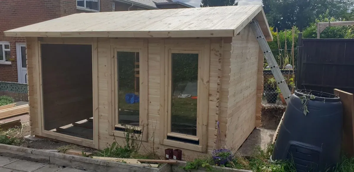 Smith's Carpentry team working on a home extension