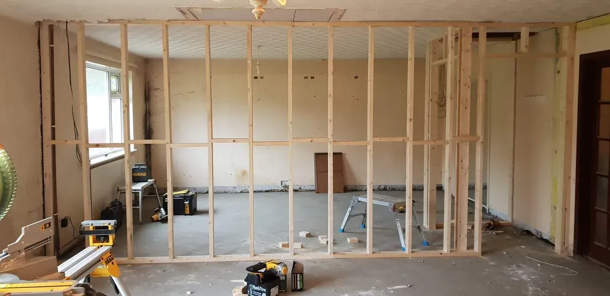 Stylish bathroom renovation in progress in Midanbury