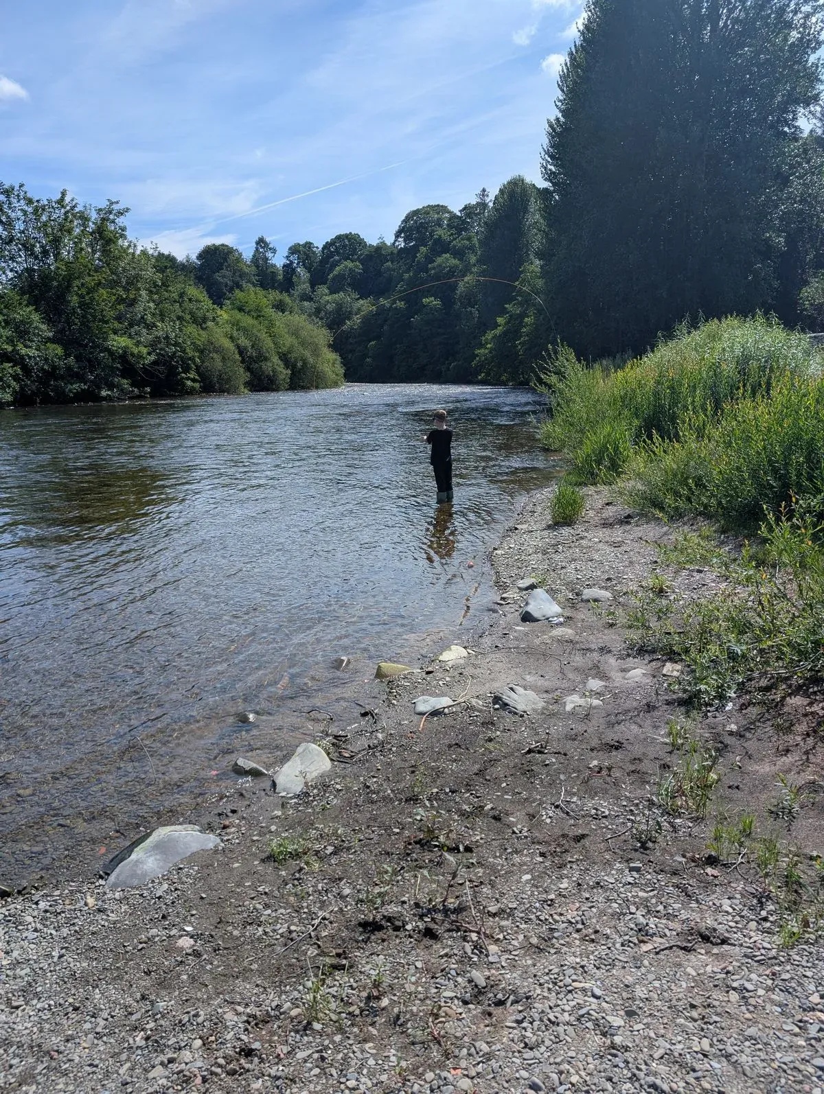 Fly fishing lessons image background image