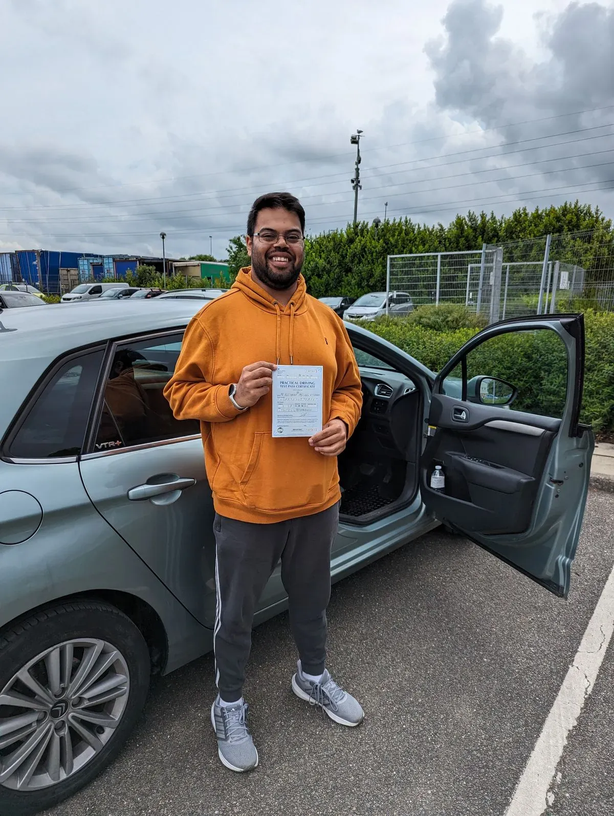 Driving test preparation image background image