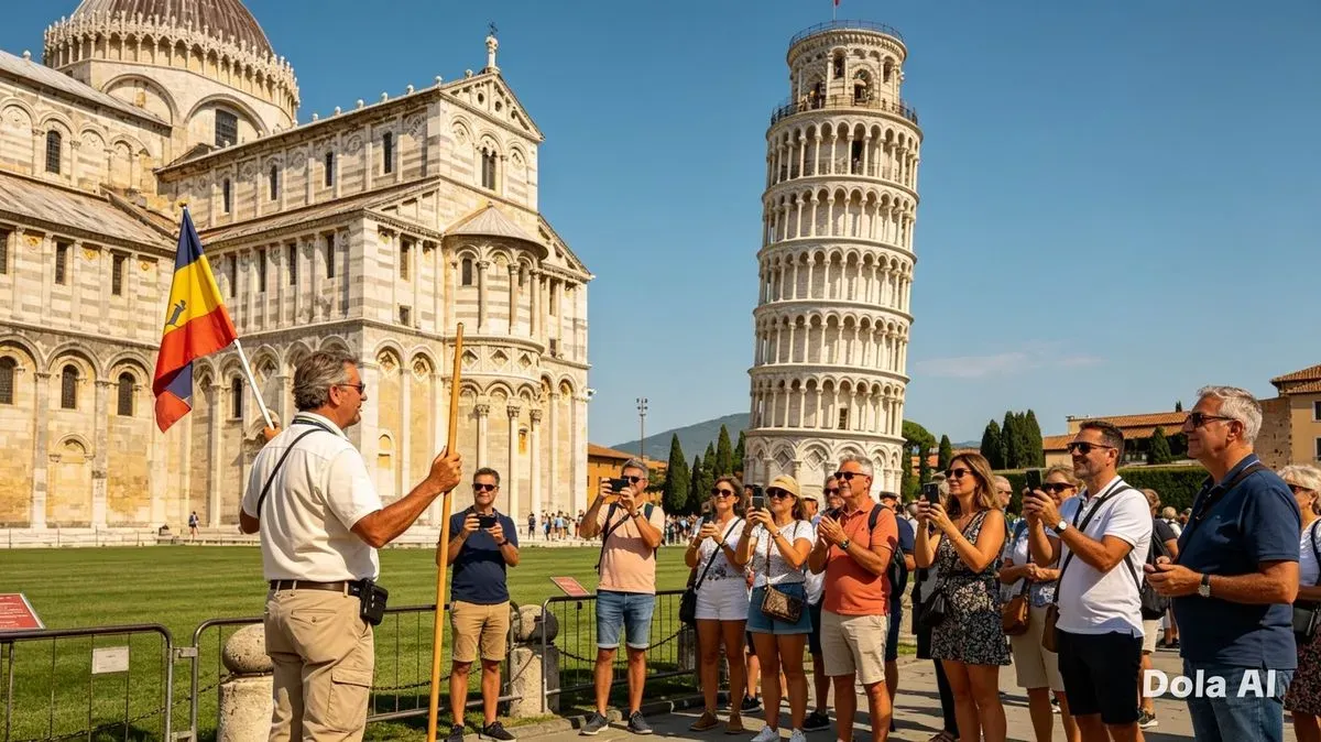 Tour guiding image
