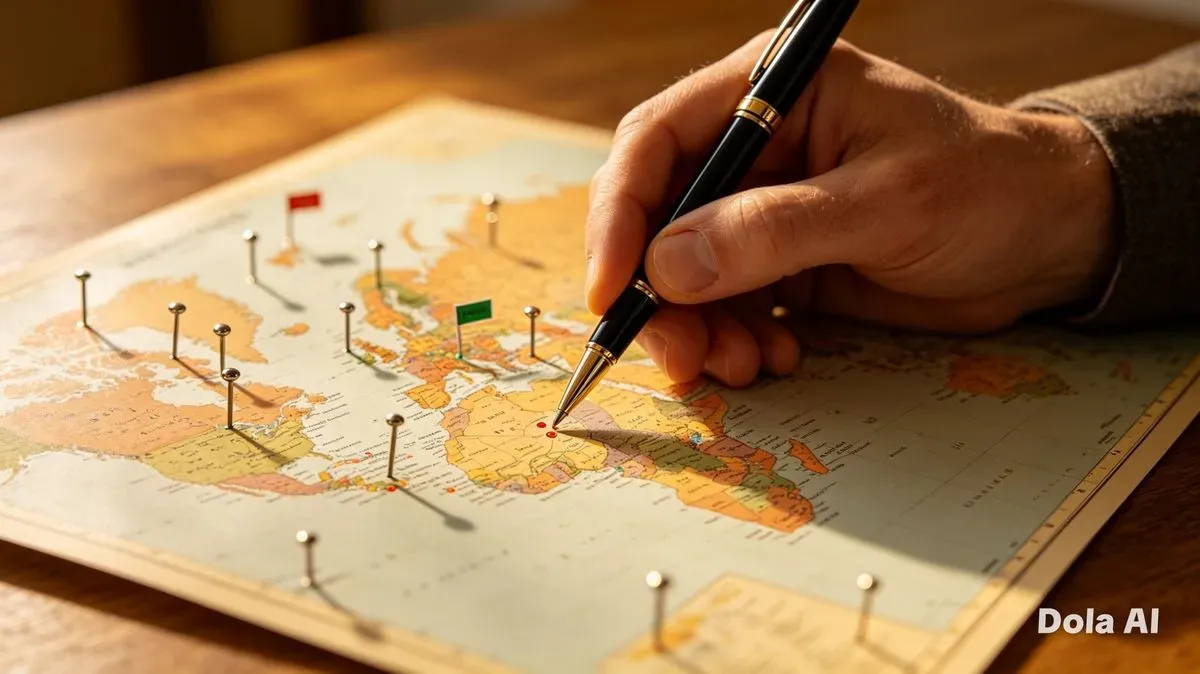 Adventure travel planning image background image