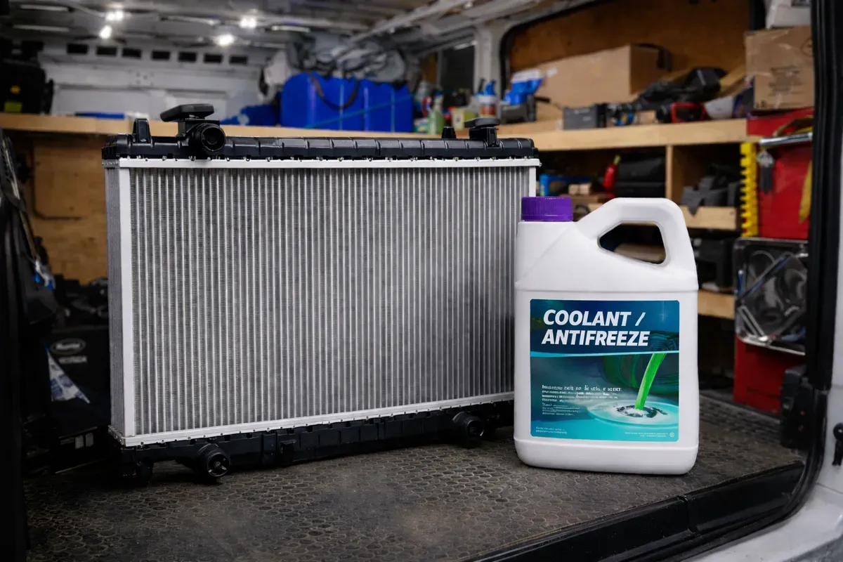 Cooling system maintenance image background image