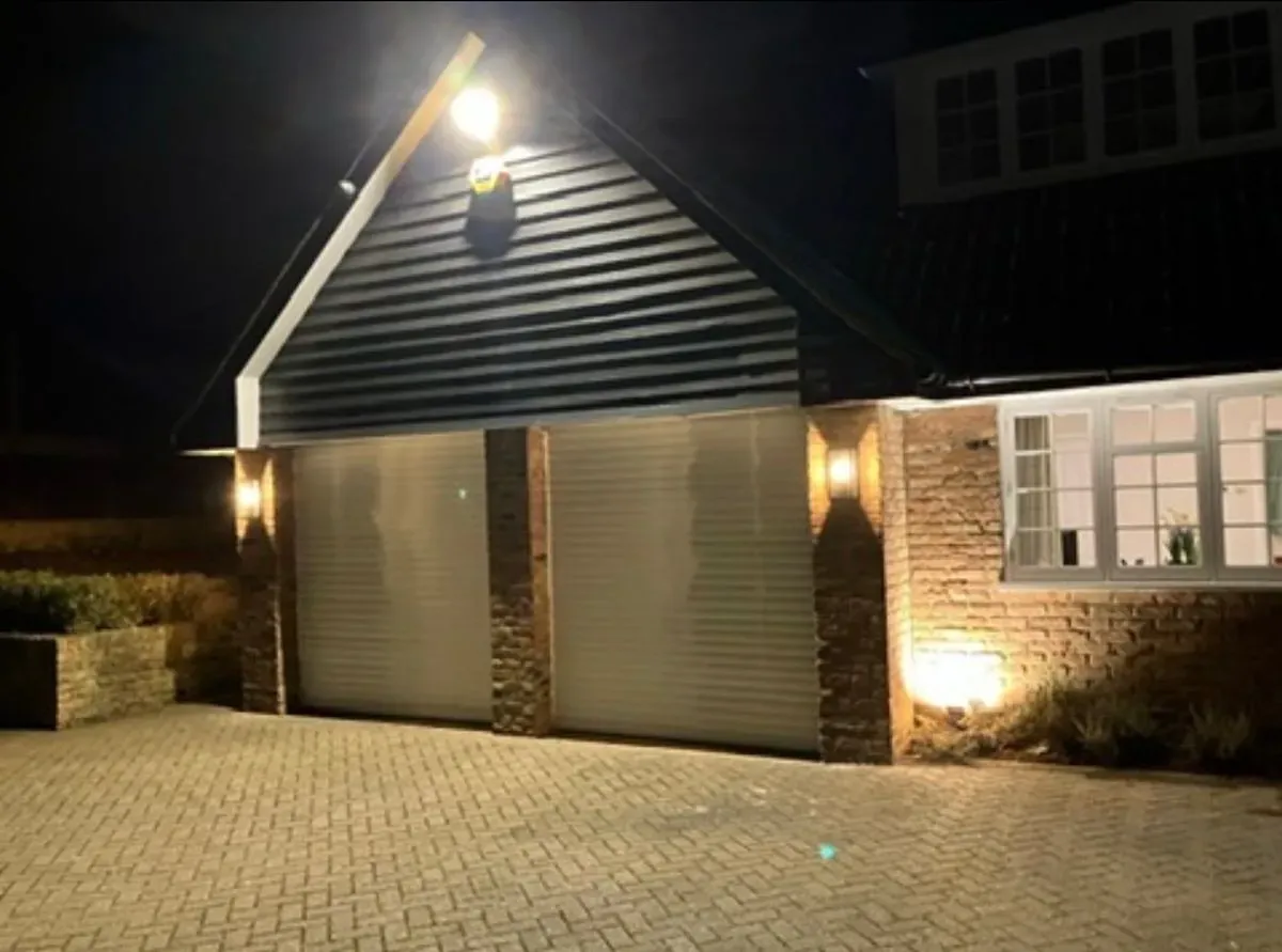 Security lighting image background image