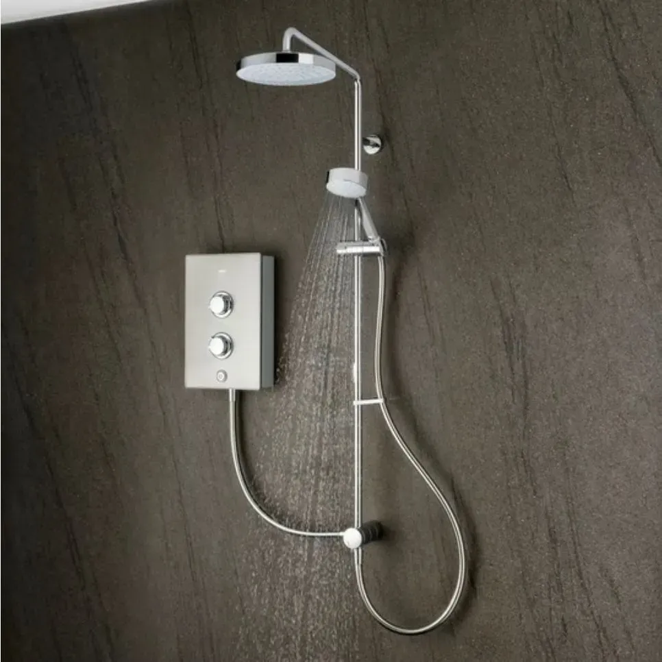 Electric shower and extractor fan installation image background image