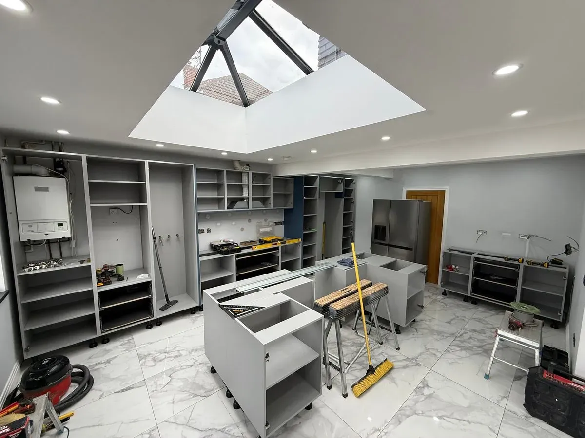Kitchen installation image background image