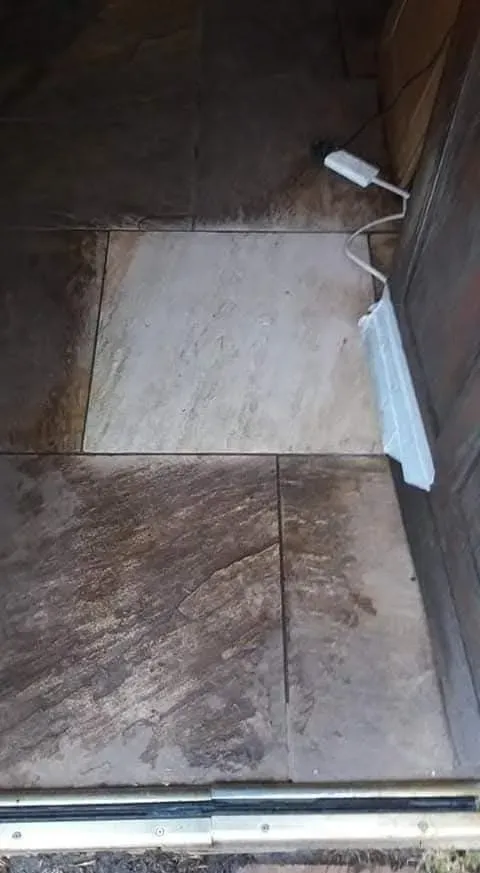 Stone floor restoration image background image