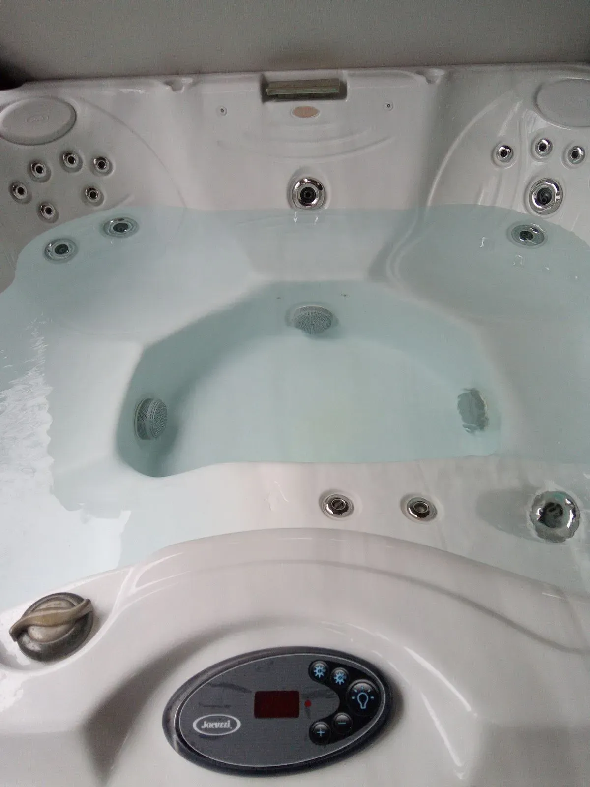 Broken hot tub at Redditch residence