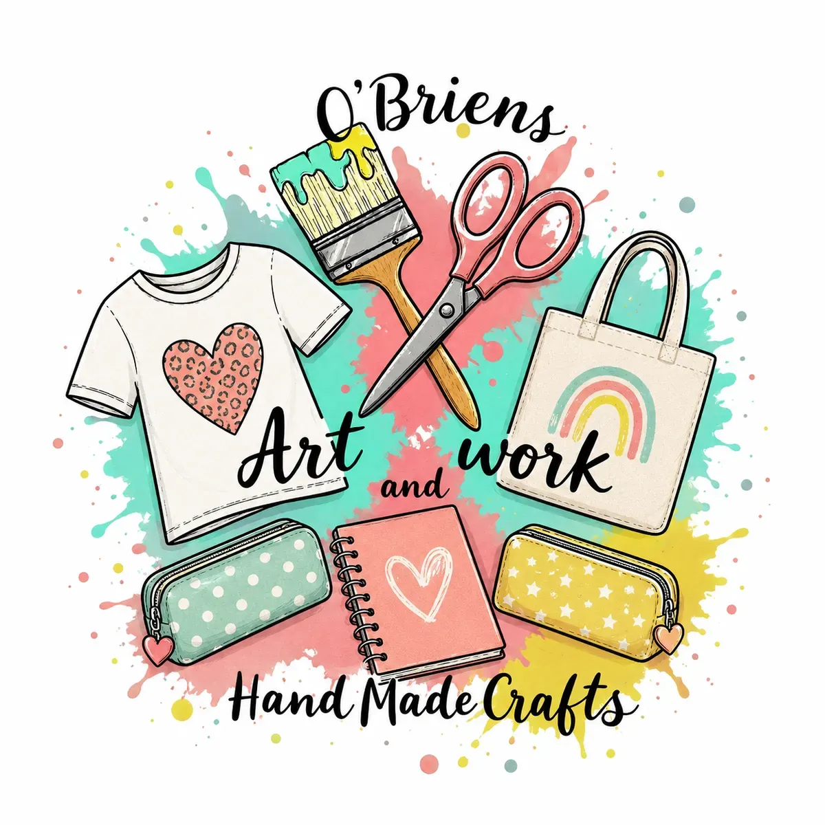 O'Brien's Art & Handmade Crafts logo