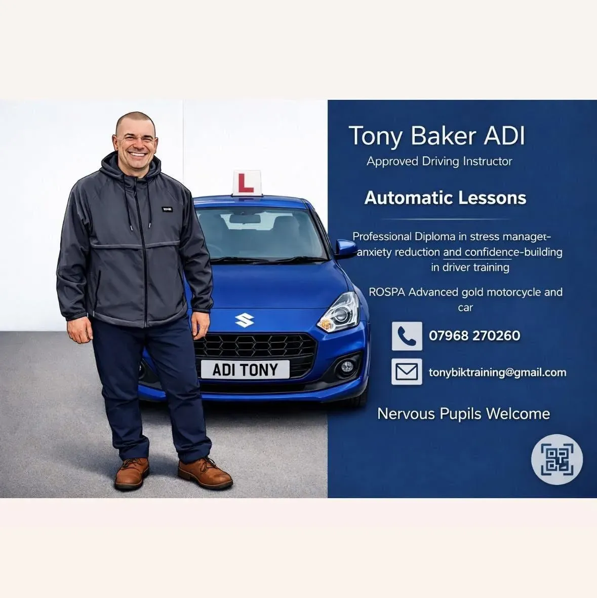 Tony Baker Driver Training logo