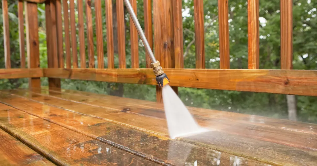 Deck Washing