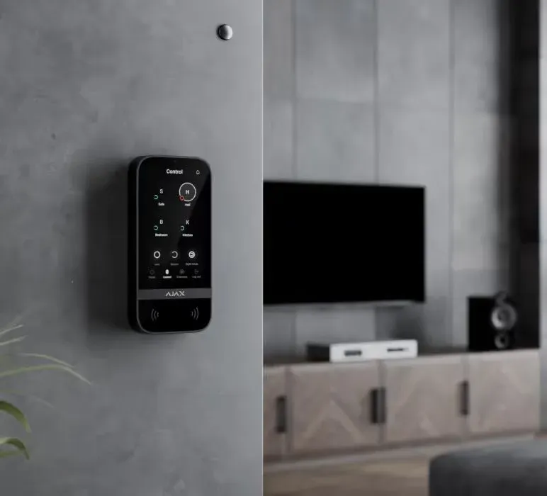 Intruder alarm installation image background image