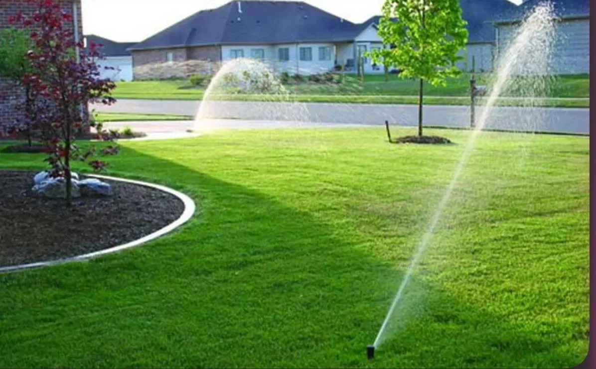 Irrigation system installation image background image