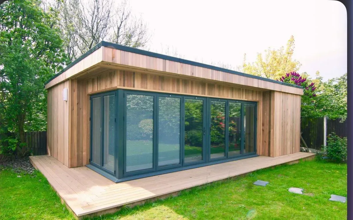 Garden building/ outdoor kitchen image background image