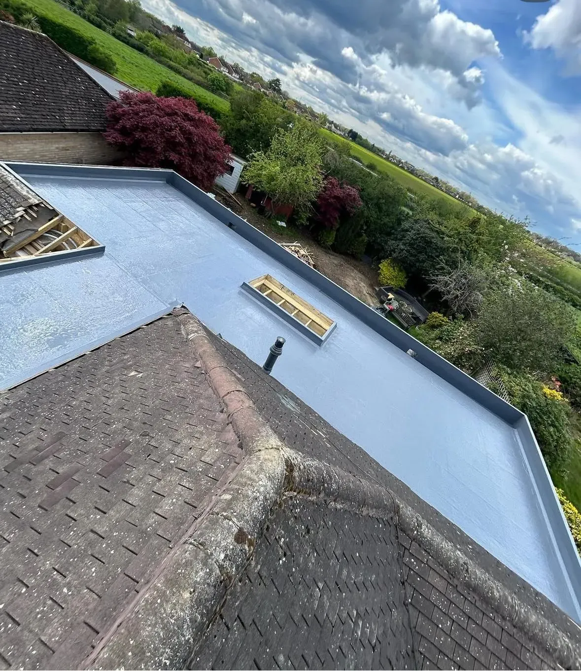 Flat Roofing image background image