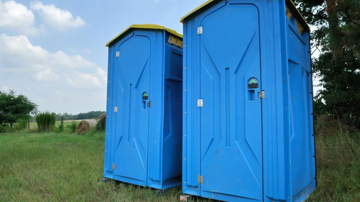 Hygienic Portaloo rental options displayed for guests