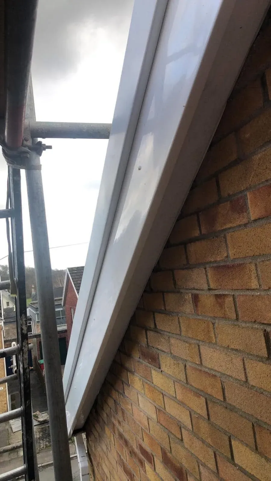 Metal roof installation image background image
