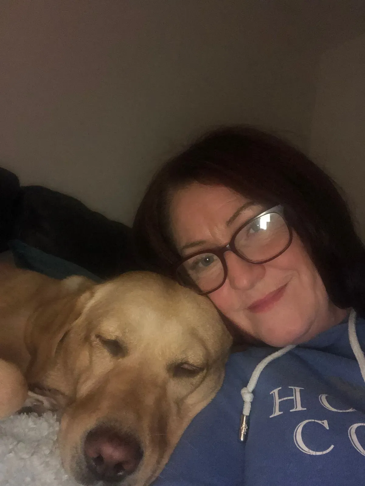 Luna having cuddles