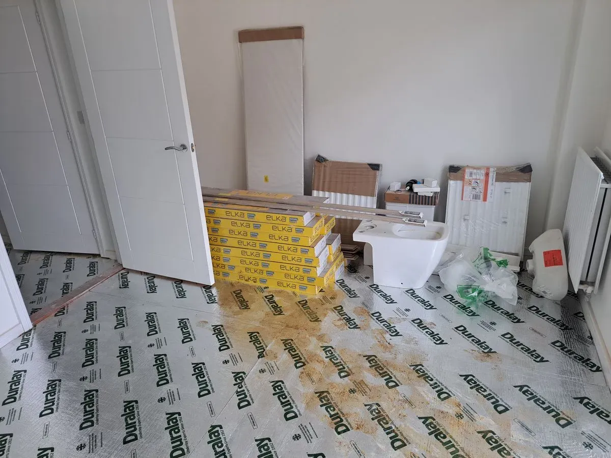 Image of various flooring samples available in Fareham