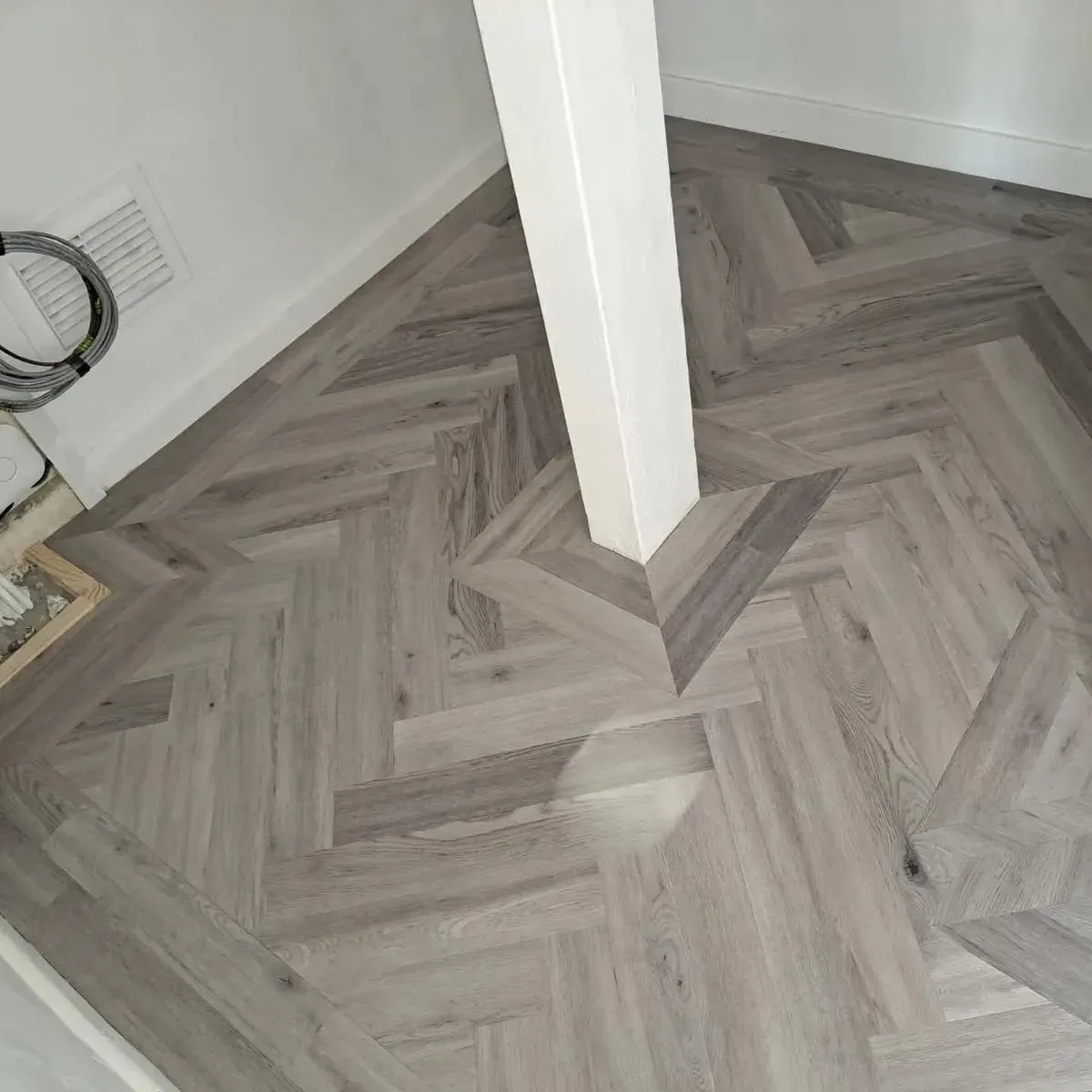 luxury vinyl tile flooring installation in Cosham