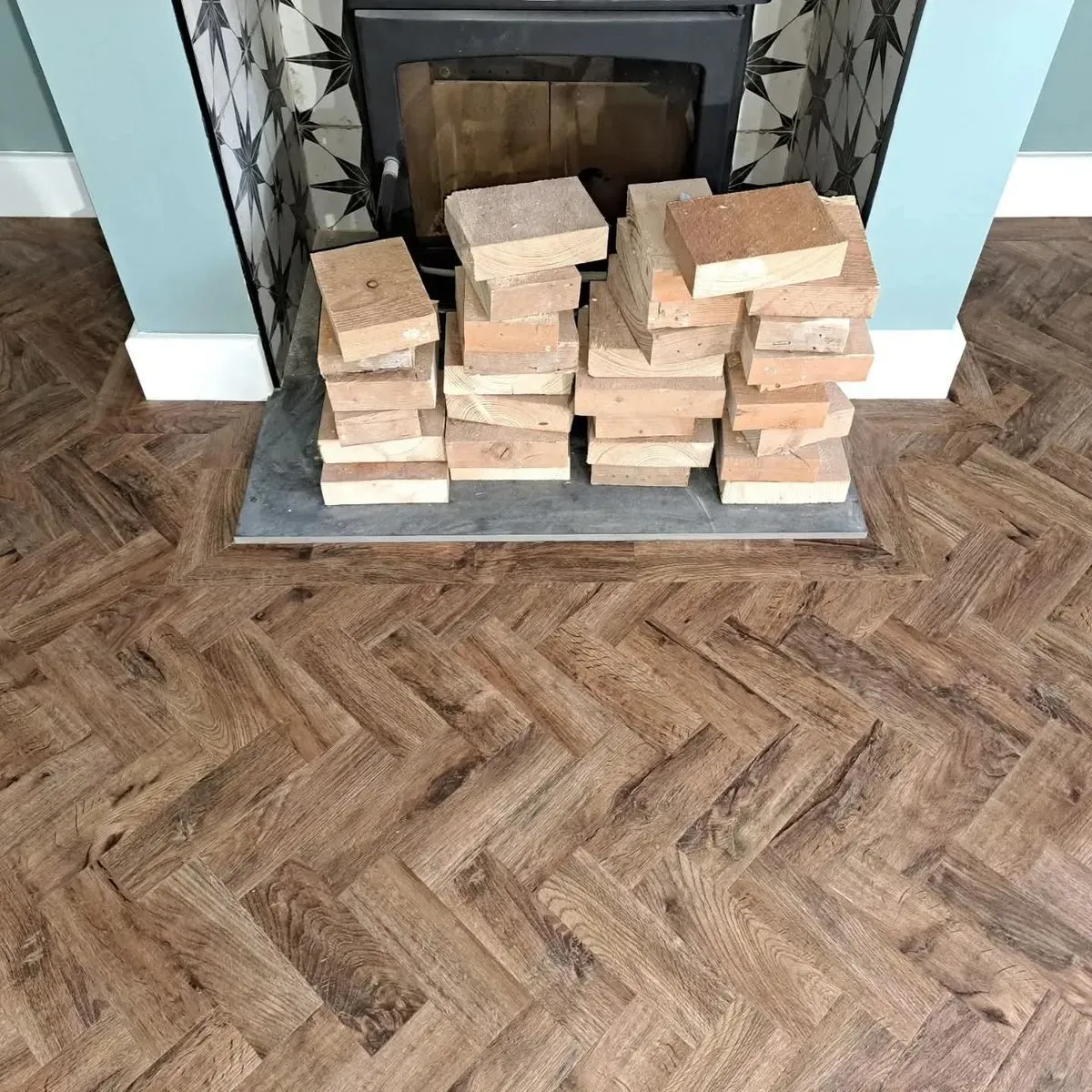 Commercial space flooring installation in Cosham