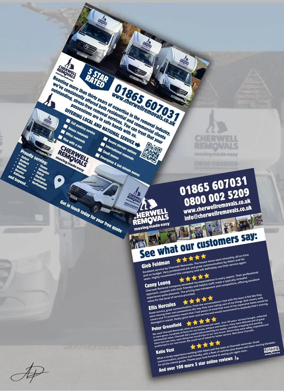 Banbury business owner receiving content consultation