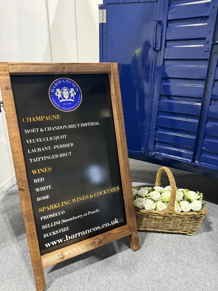 Event-themed coffee and champagne packages image