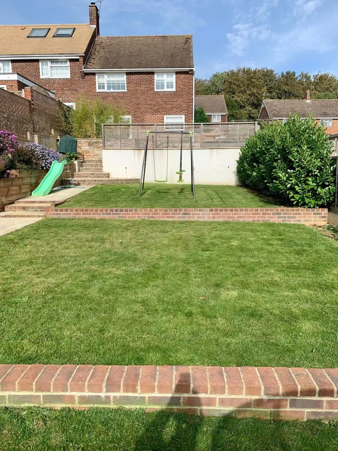 Lawn mowing image background image
