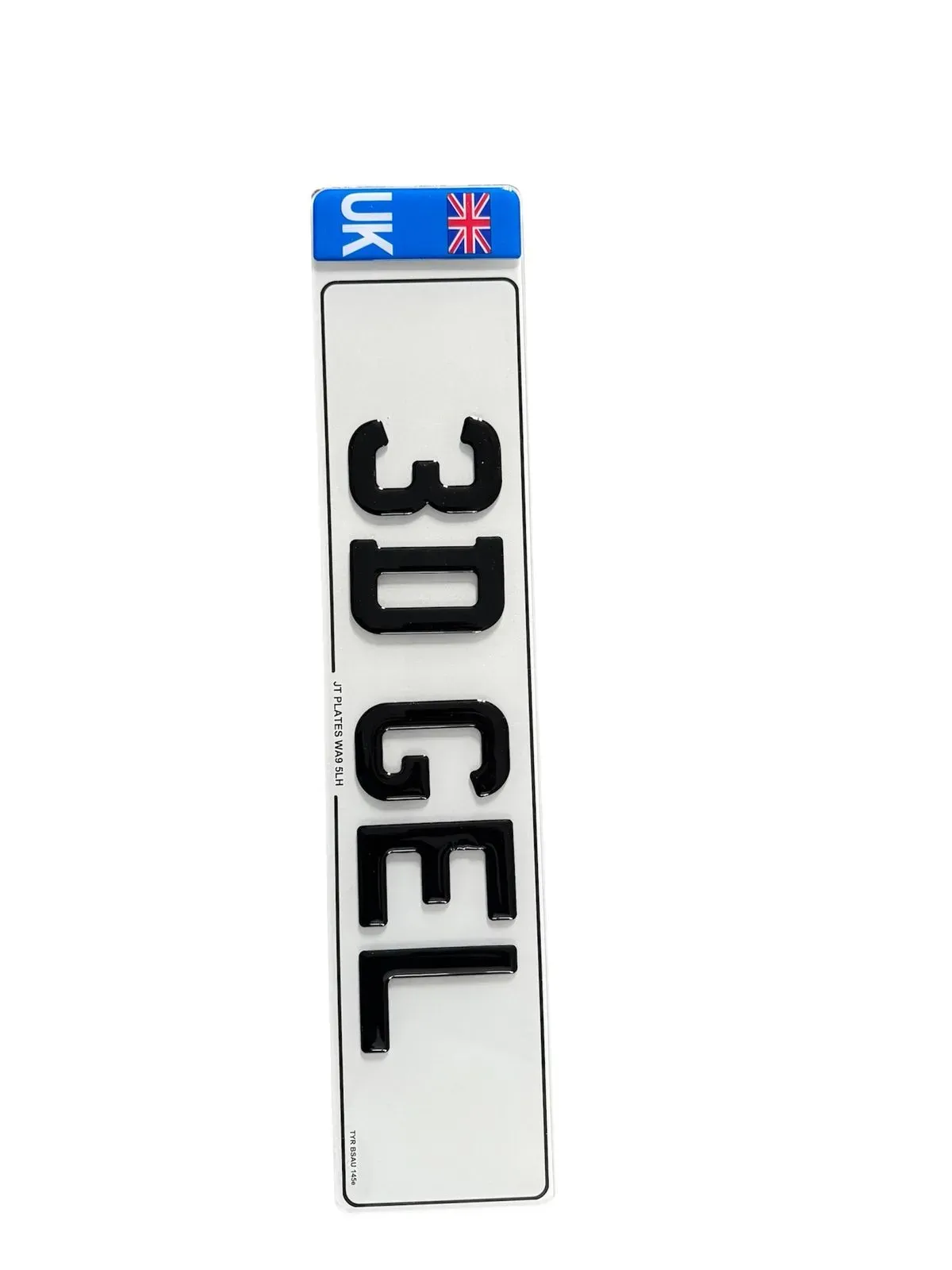 Stylish vehicle featuring 3D gel number plates in Merseyside