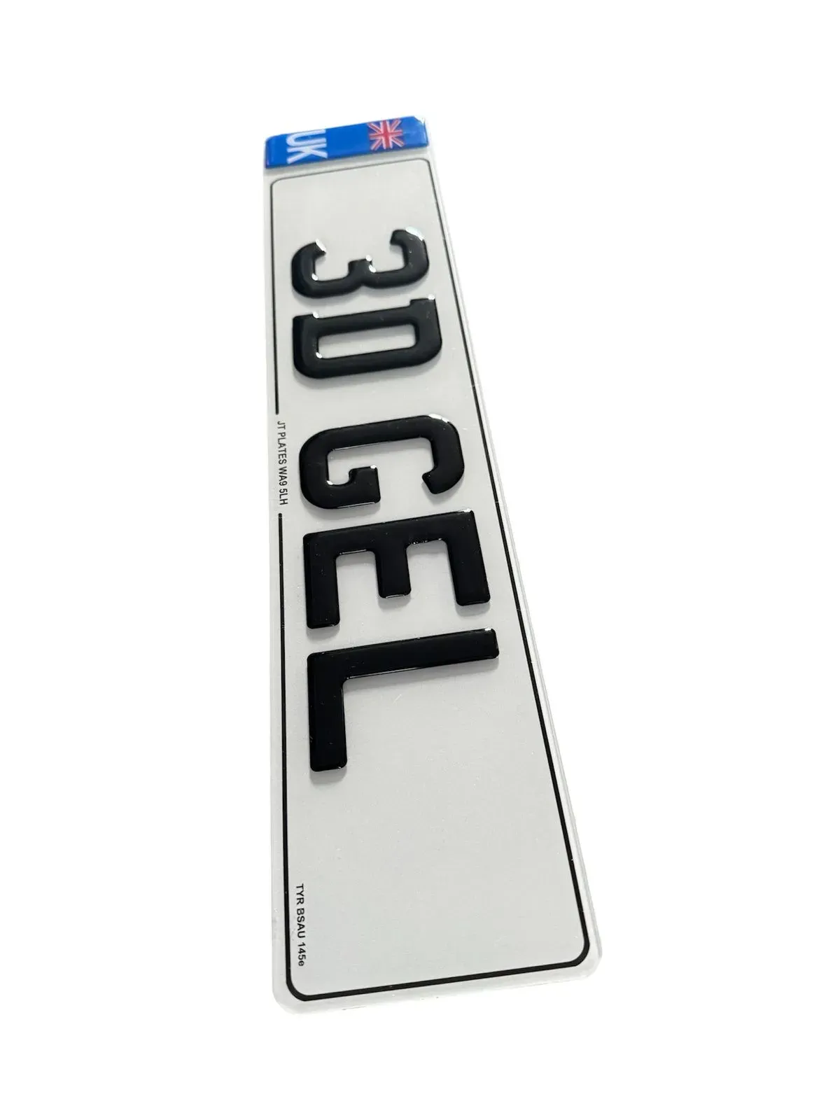 Focused craftsmanship on 3D gel number plates in Liverpool