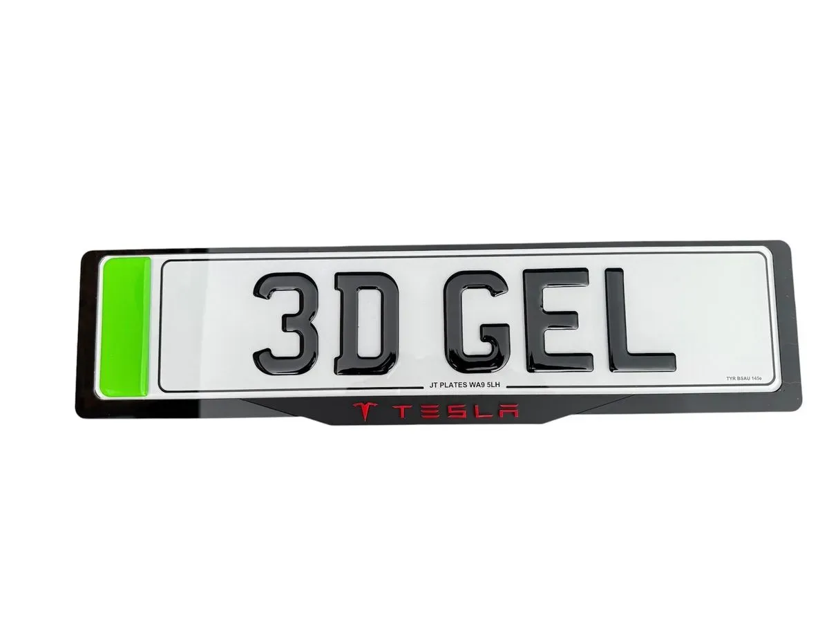 Local customer enjoying their new 3D gel number plates in Merseyside