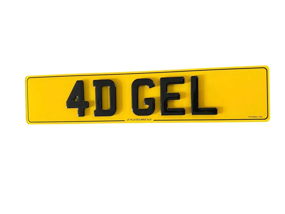 Unique 4D number plates ready for installation in Liverpool