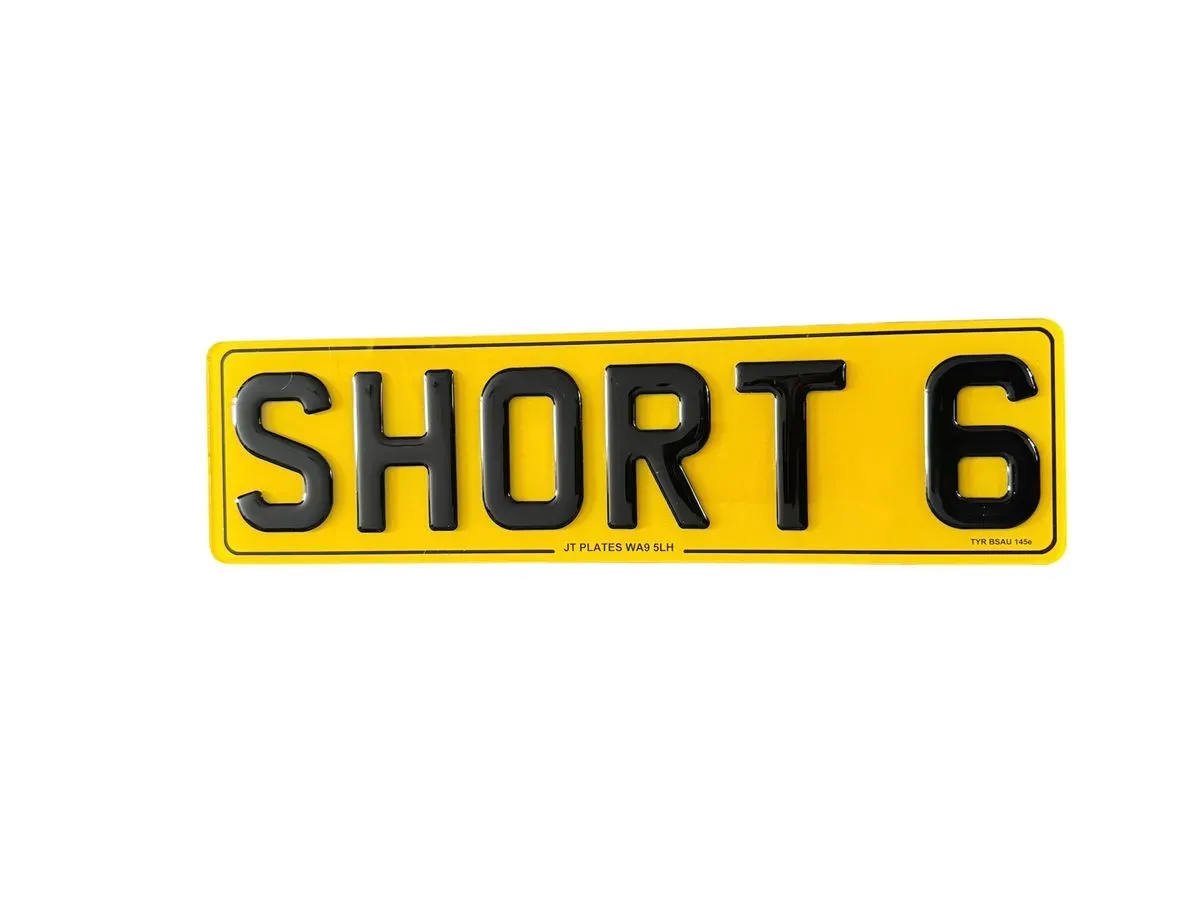 Knowsley car enthusiast with custom 4D plates