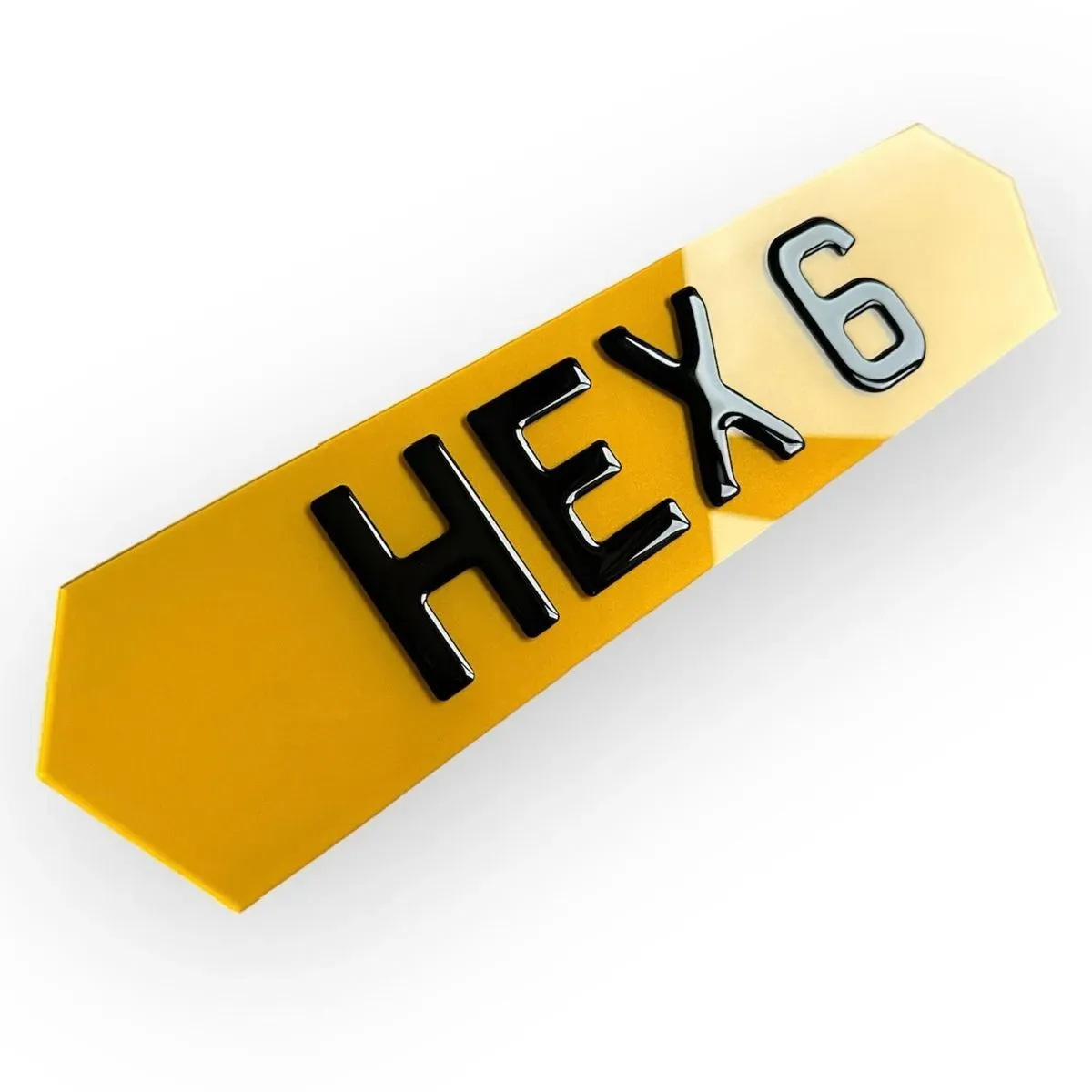 Stylish 3D number plates showcased in Liverpool