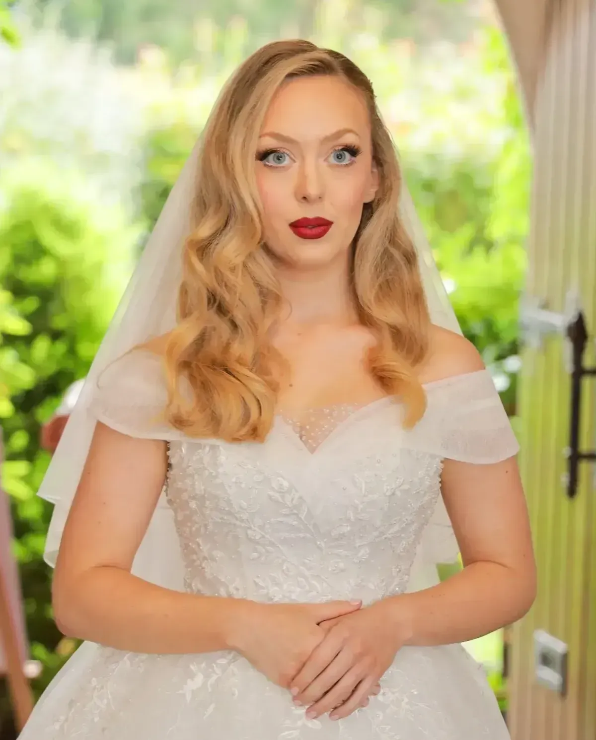     Elegant bridal portrait captured at All Saints Chapel